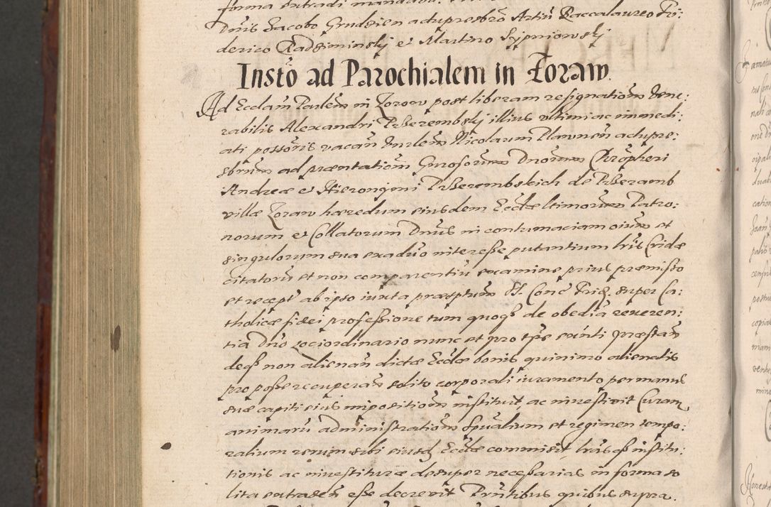 Zdjęcie nr 1240 dla obiektu archiwalnego: Acta actorum causarum sententiarum tam diffinitiuarum quam interloquutorisrum decretorum obligationum quietationum procuratorum constitutionum etc. etc. coram Reverendo Domino Paulo Dembski Dei et Apostolice Sedis Gratia Episcopalo Dicensis Suffraganeo Canonico Vicario in Spiritualibus et Officiali Generali Cracoviensis ad Annum Domini Millesimum Sexcentesimum Undecimum cuius indictio octava pontificatus Sanctissimi Domini Nostri Domini Pauli Divina Providentia Papae Vti foeliciter continuantur