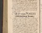 Zdjęcie nr 1238 dla obiektu archiwalnego: Acta actorum causarum sententiarum tam diffinitiuarum quam interloquutorisrum decretorum obligationum quietationum procuratorum constitutionum etc. etc. coram Reverendo Domino Paulo Dembski Dei et Apostolice Sedis Gratia Episcopalo Dicensis Suffraganeo Canonico Vicario in Spiritualibus et Officiali Generali Cracoviensis ad Annum Domini Millesimum Sexcentesimum Undecimum cuius indictio octava pontificatus Sanctissimi Domini Nostri Domini Pauli Divina Providentia Papae Vti foeliciter continuantur