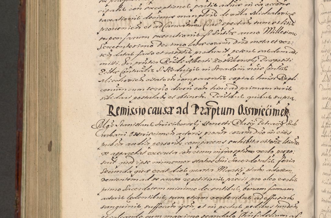 Zdjęcie nr 1236 dla obiektu archiwalnego: Acta actorum causarum sententiarum tam diffinitiuarum quam interloquutorisrum decretorum obligationum quietationum procuratorum constitutionum etc. etc. coram Reverendo Domino Paulo Dembski Dei et Apostolice Sedis Gratia Episcopalo Dicensis Suffraganeo Canonico Vicario in Spiritualibus et Officiali Generali Cracoviensis ad Annum Domini Millesimum Sexcentesimum Undecimum cuius indictio octava pontificatus Sanctissimi Domini Nostri Domini Pauli Divina Providentia Papae Vti foeliciter continuantur