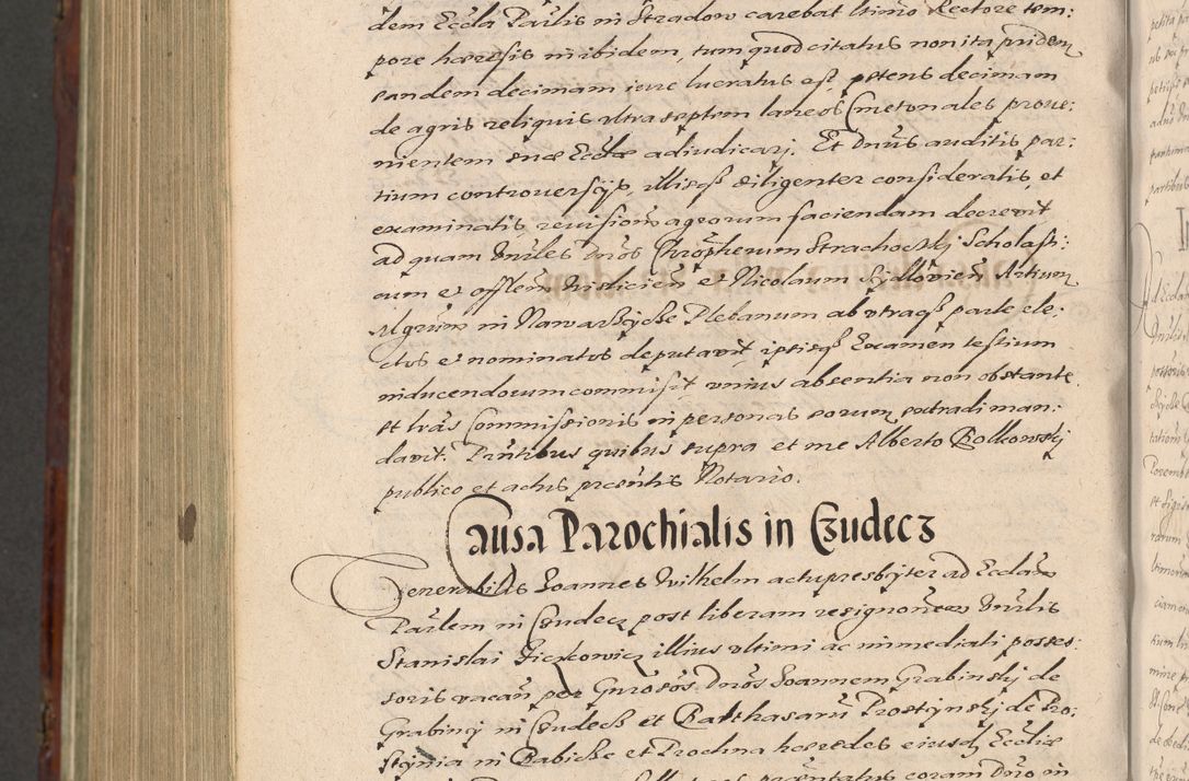 Zdjęcie nr 1232 dla obiektu archiwalnego: Acta actorum causarum sententiarum tam diffinitiuarum quam interloquutorisrum decretorum obligationum quietationum procuratorum constitutionum etc. etc. coram Reverendo Domino Paulo Dembski Dei et Apostolice Sedis Gratia Episcopalo Dicensis Suffraganeo Canonico Vicario in Spiritualibus et Officiali Generali Cracoviensis ad Annum Domini Millesimum Sexcentesimum Undecimum cuius indictio octava pontificatus Sanctissimi Domini Nostri Domini Pauli Divina Providentia Papae Vti foeliciter continuantur