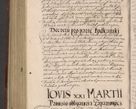 Zdjęcie nr 1228 dla obiektu archiwalnego: Acta actorum causarum sententiarum tam diffinitiuarum quam interloquutorisrum decretorum obligationum quietationum procuratorum constitutionum etc. etc. coram Reverendo Domino Paulo Dembski Dei et Apostolice Sedis Gratia Episcopalo Dicensis Suffraganeo Canonico Vicario in Spiritualibus et Officiali Generali Cracoviensis ad Annum Domini Millesimum Sexcentesimum Undecimum cuius indictio octava pontificatus Sanctissimi Domini Nostri Domini Pauli Divina Providentia Papae Vti foeliciter continuantur
