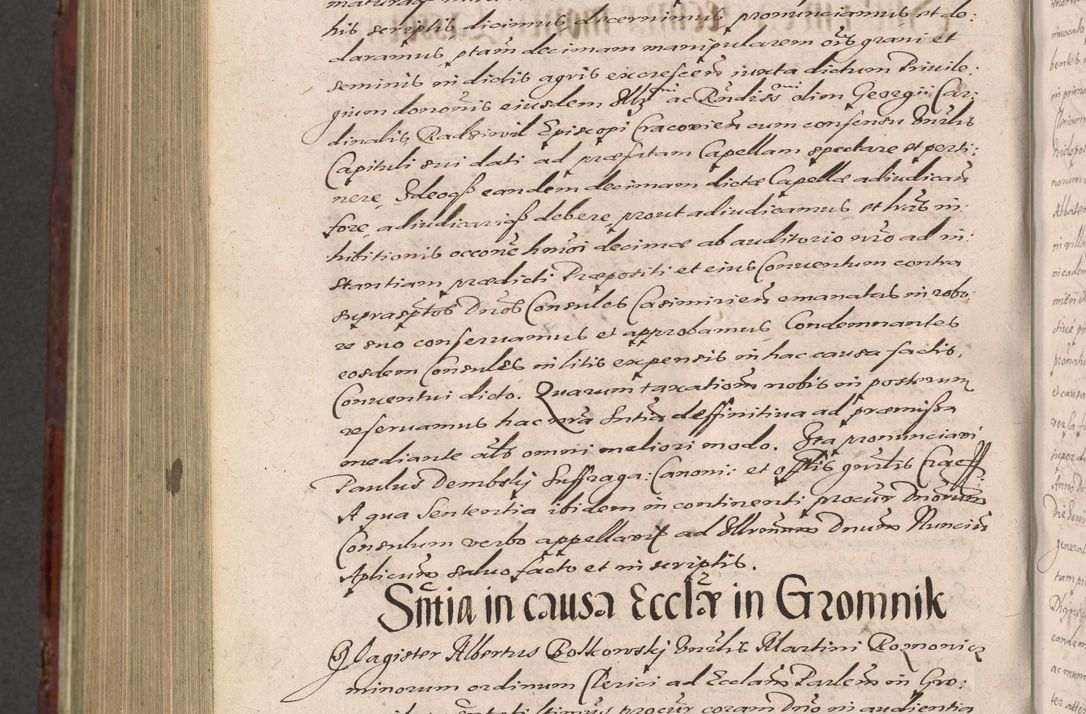 Zdjęcie nr 1224 dla obiektu archiwalnego: Acta actorum causarum sententiarum tam diffinitiuarum quam interloquutorisrum decretorum obligationum quietationum procuratorum constitutionum etc. etc. coram Reverendo Domino Paulo Dembski Dei et Apostolice Sedis Gratia Episcopalo Dicensis Suffraganeo Canonico Vicario in Spiritualibus et Officiali Generali Cracoviensis ad Annum Domini Millesimum Sexcentesimum Undecimum cuius indictio octava pontificatus Sanctissimi Domini Nostri Domini Pauli Divina Providentia Papae Vti foeliciter continuantur