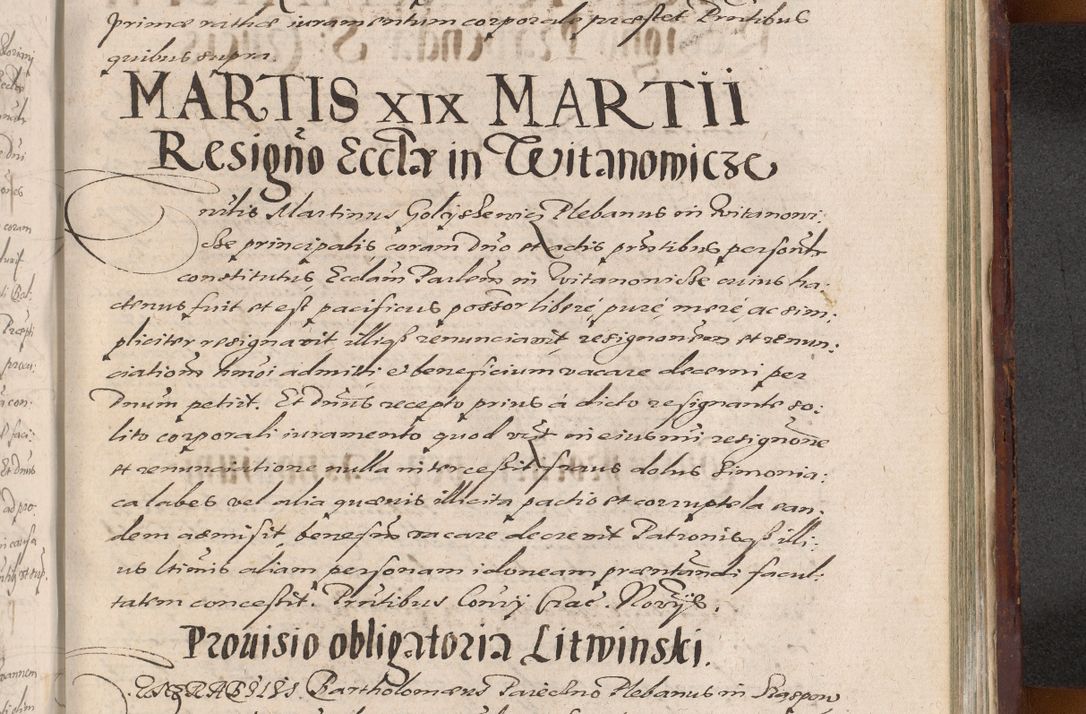 Zdjęcie nr 1221 dla obiektu archiwalnego: Acta actorum causarum sententiarum tam diffinitiuarum quam interloquutorisrum decretorum obligationum quietationum procuratorum constitutionum etc. etc. coram Reverendo Domino Paulo Dembski Dei et Apostolice Sedis Gratia Episcopalo Dicensis Suffraganeo Canonico Vicario in Spiritualibus et Officiali Generali Cracoviensis ad Annum Domini Millesimum Sexcentesimum Undecimum cuius indictio octava pontificatus Sanctissimi Domini Nostri Domini Pauli Divina Providentia Papae Vti foeliciter continuantur