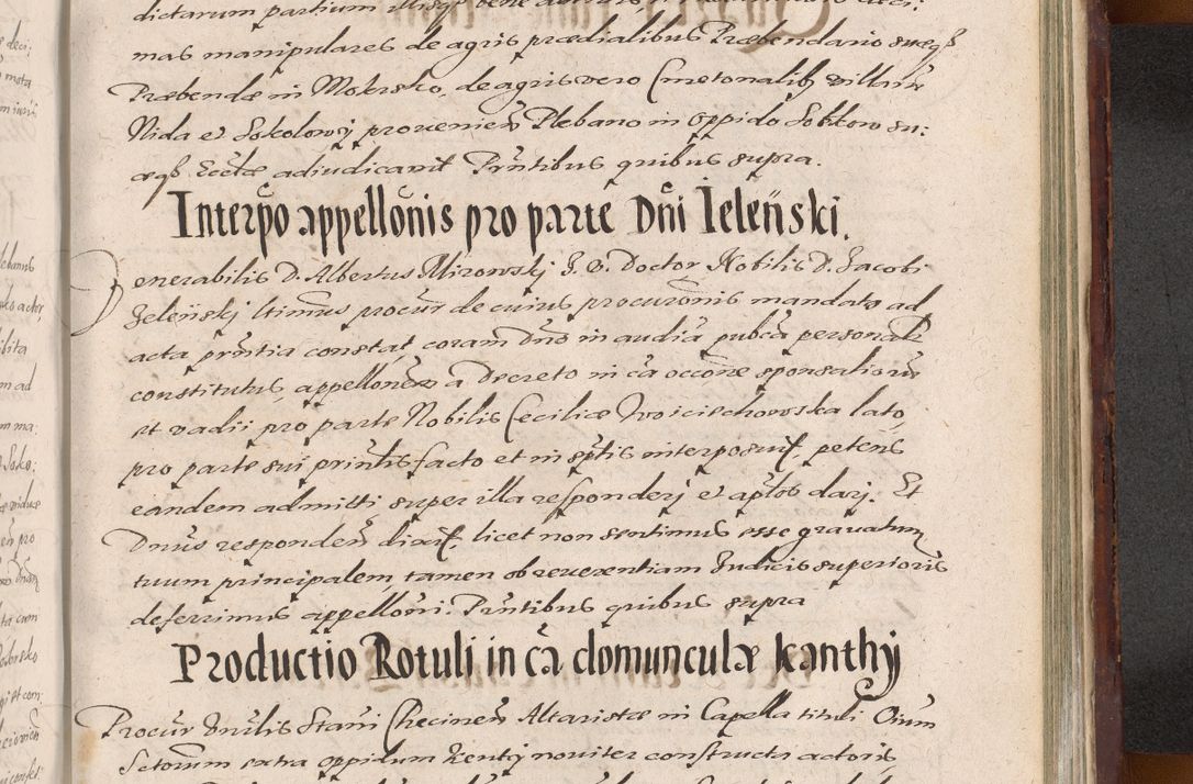 Zdjęcie nr 1219 dla obiektu archiwalnego: Acta actorum causarum sententiarum tam diffinitiuarum quam interloquutorisrum decretorum obligationum quietationum procuratorum constitutionum etc. etc. coram Reverendo Domino Paulo Dembski Dei et Apostolice Sedis Gratia Episcopalo Dicensis Suffraganeo Canonico Vicario in Spiritualibus et Officiali Generali Cracoviensis ad Annum Domini Millesimum Sexcentesimum Undecimum cuius indictio octava pontificatus Sanctissimi Domini Nostri Domini Pauli Divina Providentia Papae Vti foeliciter continuantur