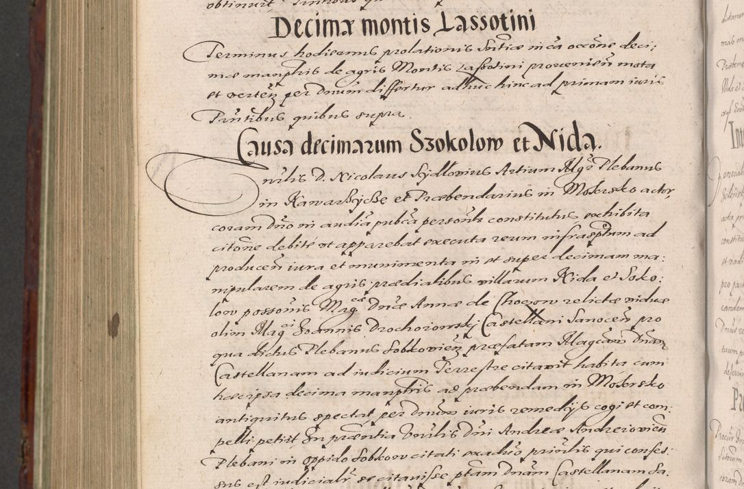 Zdjęcie nr 1218 dla obiektu archiwalnego: Acta actorum causarum sententiarum tam diffinitiuarum quam interloquutorisrum decretorum obligationum quietationum procuratorum constitutionum etc. etc. coram Reverendo Domino Paulo Dembski Dei et Apostolice Sedis Gratia Episcopalo Dicensis Suffraganeo Canonico Vicario in Spiritualibus et Officiali Generali Cracoviensis ad Annum Domini Millesimum Sexcentesimum Undecimum cuius indictio octava pontificatus Sanctissimi Domini Nostri Domini Pauli Divina Providentia Papae Vti foeliciter continuantur