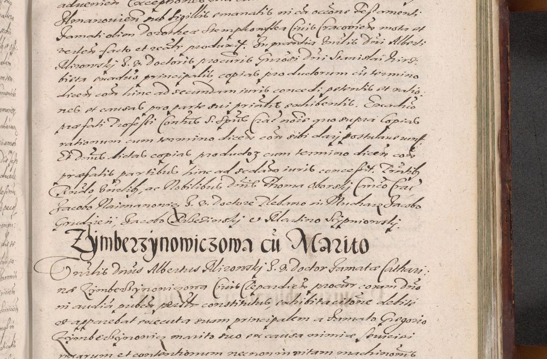 Zdjęcie nr 1215 dla obiektu archiwalnego: Acta actorum causarum sententiarum tam diffinitiuarum quam interloquutorisrum decretorum obligationum quietationum procuratorum constitutionum etc. etc. coram Reverendo Domino Paulo Dembski Dei et Apostolice Sedis Gratia Episcopalo Dicensis Suffraganeo Canonico Vicario in Spiritualibus et Officiali Generali Cracoviensis ad Annum Domini Millesimum Sexcentesimum Undecimum cuius indictio octava pontificatus Sanctissimi Domini Nostri Domini Pauli Divina Providentia Papae Vti foeliciter continuantur