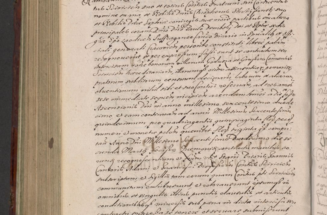 Zdjęcie nr 1214 dla obiektu archiwalnego: Acta actorum causarum sententiarum tam diffinitiuarum quam interloquutorisrum decretorum obligationum quietationum procuratorum constitutionum etc. etc. coram Reverendo Domino Paulo Dembski Dei et Apostolice Sedis Gratia Episcopalo Dicensis Suffraganeo Canonico Vicario in Spiritualibus et Officiali Generali Cracoviensis ad Annum Domini Millesimum Sexcentesimum Undecimum cuius indictio octava pontificatus Sanctissimi Domini Nostri Domini Pauli Divina Providentia Papae Vti foeliciter continuantur