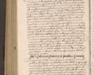 Zdjęcie nr 1200 dla obiektu archiwalnego: Acta actorum causarum sententiarum tam diffinitiuarum quam interloquutorisrum decretorum obligationum quietationum procuratorum constitutionum etc. etc. coram Reverendo Domino Paulo Dembski Dei et Apostolice Sedis Gratia Episcopalo Dicensis Suffraganeo Canonico Vicario in Spiritualibus et Officiali Generali Cracoviensis ad Annum Domini Millesimum Sexcentesimum Undecimum cuius indictio octava pontificatus Sanctissimi Domini Nostri Domini Pauli Divina Providentia Papae Vti foeliciter continuantur