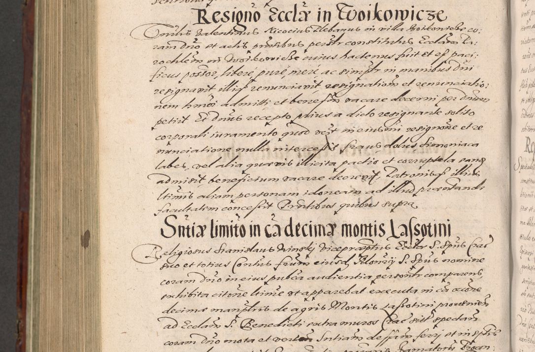 Zdjęcie nr 1198 dla obiektu archiwalnego: Acta actorum causarum sententiarum tam diffinitiuarum quam interloquutorisrum decretorum obligationum quietationum procuratorum constitutionum etc. etc. coram Reverendo Domino Paulo Dembski Dei et Apostolice Sedis Gratia Episcopalo Dicensis Suffraganeo Canonico Vicario in Spiritualibus et Officiali Generali Cracoviensis ad Annum Domini Millesimum Sexcentesimum Undecimum cuius indictio octava pontificatus Sanctissimi Domini Nostri Domini Pauli Divina Providentia Papae Vti foeliciter continuantur