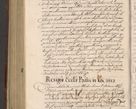Zdjęcie nr 1192 dla obiektu archiwalnego: Acta actorum causarum sententiarum tam diffinitiuarum quam interloquutorisrum decretorum obligationum quietationum procuratorum constitutionum etc. etc. coram Reverendo Domino Paulo Dembski Dei et Apostolice Sedis Gratia Episcopalo Dicensis Suffraganeo Canonico Vicario in Spiritualibus et Officiali Generali Cracoviensis ad Annum Domini Millesimum Sexcentesimum Undecimum cuius indictio octava pontificatus Sanctissimi Domini Nostri Domini Pauli Divina Providentia Papae Vti foeliciter continuantur