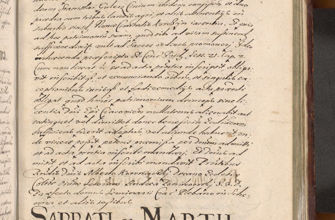 Zdjęcie nr 1191 dla obiektu archiwalnego: Acta actorum causarum sententiarum tam diffinitiuarum quam interloquutorisrum decretorum obligationum quietationum procuratorum constitutionum etc. etc. coram Reverendo Domino Paulo Dembski Dei et Apostolice Sedis Gratia Episcopalo Dicensis Suffraganeo Canonico Vicario in Spiritualibus et Officiali Generali Cracoviensis ad Annum Domini Millesimum Sexcentesimum Undecimum cuius indictio octava pontificatus Sanctissimi Domini Nostri Domini Pauli Divina Providentia Papae Vti foeliciter continuantur