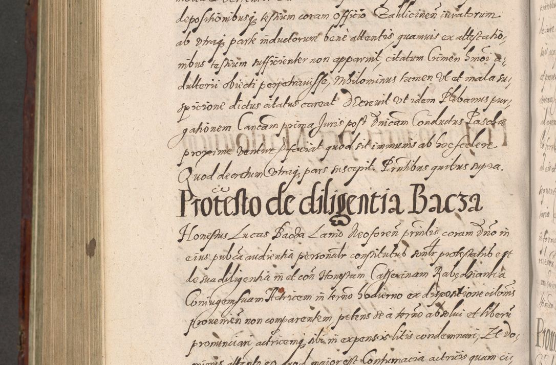 Zdjęcie nr 1184 dla obiektu archiwalnego: Acta actorum causarum sententiarum tam diffinitiuarum quam interloquutorisrum decretorum obligationum quietationum procuratorum constitutionum etc. etc. coram Reverendo Domino Paulo Dembski Dei et Apostolice Sedis Gratia Episcopalo Dicensis Suffraganeo Canonico Vicario in Spiritualibus et Officiali Generali Cracoviensis ad Annum Domini Millesimum Sexcentesimum Undecimum cuius indictio octava pontificatus Sanctissimi Domini Nostri Domini Pauli Divina Providentia Papae Vti foeliciter continuantur