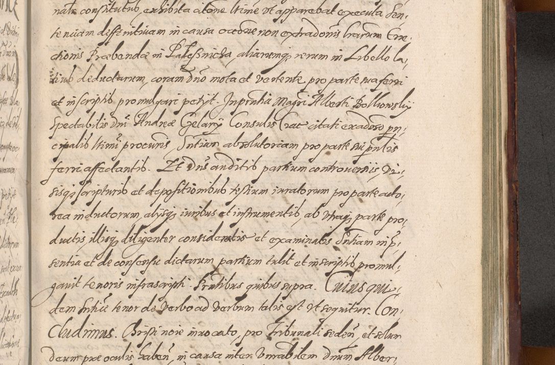 Zdjęcie nr 1177 dla obiektu archiwalnego: Acta actorum causarum sententiarum tam diffinitiuarum quam interloquutorisrum decretorum obligationum quietationum procuratorum constitutionum etc. etc. coram Reverendo Domino Paulo Dembski Dei et Apostolice Sedis Gratia Episcopalo Dicensis Suffraganeo Canonico Vicario in Spiritualibus et Officiali Generali Cracoviensis ad Annum Domini Millesimum Sexcentesimum Undecimum cuius indictio octava pontificatus Sanctissimi Domini Nostri Domini Pauli Divina Providentia Papae Vti foeliciter continuantur