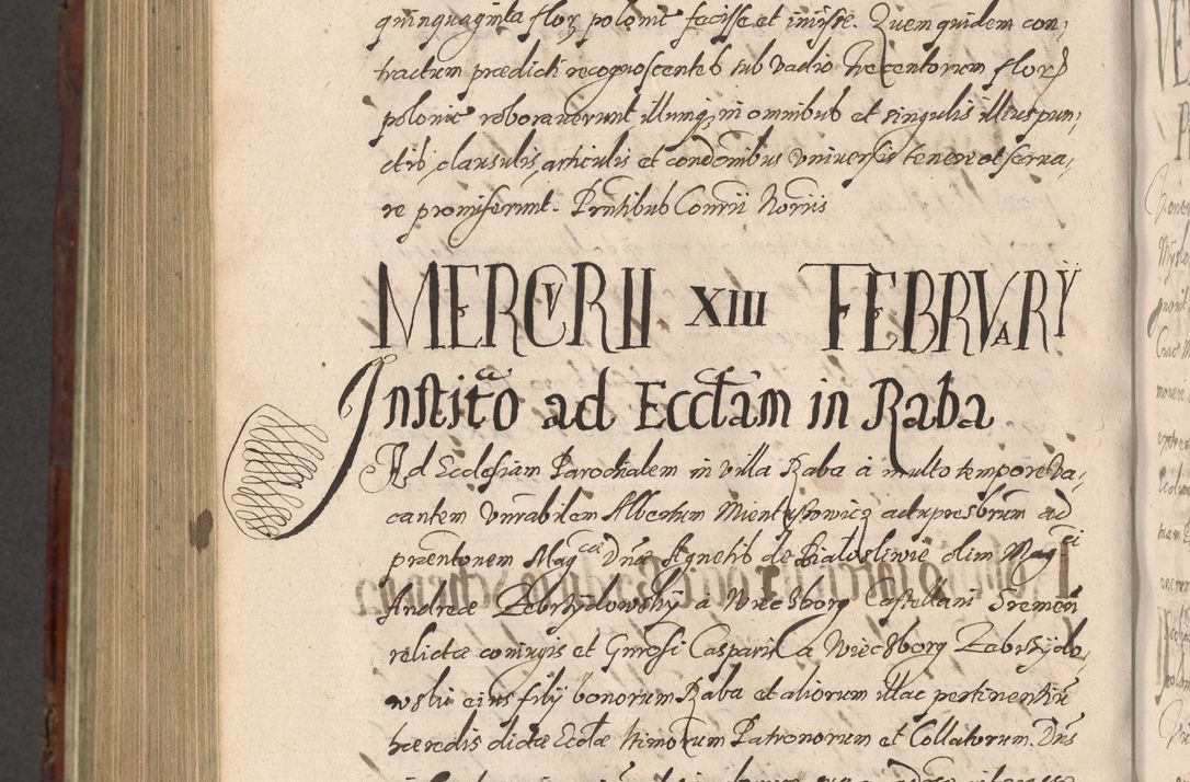 Zdjęcie nr 1166 dla obiektu archiwalnego: Acta actorum causarum sententiarum tam diffinitiuarum quam interloquutorisrum decretorum obligationum quietationum procuratorum constitutionum etc. etc. coram Reverendo Domino Paulo Dembski Dei et Apostolice Sedis Gratia Episcopalo Dicensis Suffraganeo Canonico Vicario in Spiritualibus et Officiali Generali Cracoviensis ad Annum Domini Millesimum Sexcentesimum Undecimum cuius indictio octava pontificatus Sanctissimi Domini Nostri Domini Pauli Divina Providentia Papae Vti foeliciter continuantur