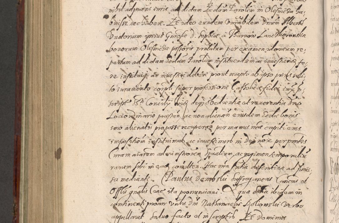 Zdjęcie nr 1164 dla obiektu archiwalnego: Acta actorum causarum sententiarum tam diffinitiuarum quam interloquutorisrum decretorum obligationum quietationum procuratorum constitutionum etc. etc. coram Reverendo Domino Paulo Dembski Dei et Apostolice Sedis Gratia Episcopalo Dicensis Suffraganeo Canonico Vicario in Spiritualibus et Officiali Generali Cracoviensis ad Annum Domini Millesimum Sexcentesimum Undecimum cuius indictio octava pontificatus Sanctissimi Domini Nostri Domini Pauli Divina Providentia Papae Vti foeliciter continuantur