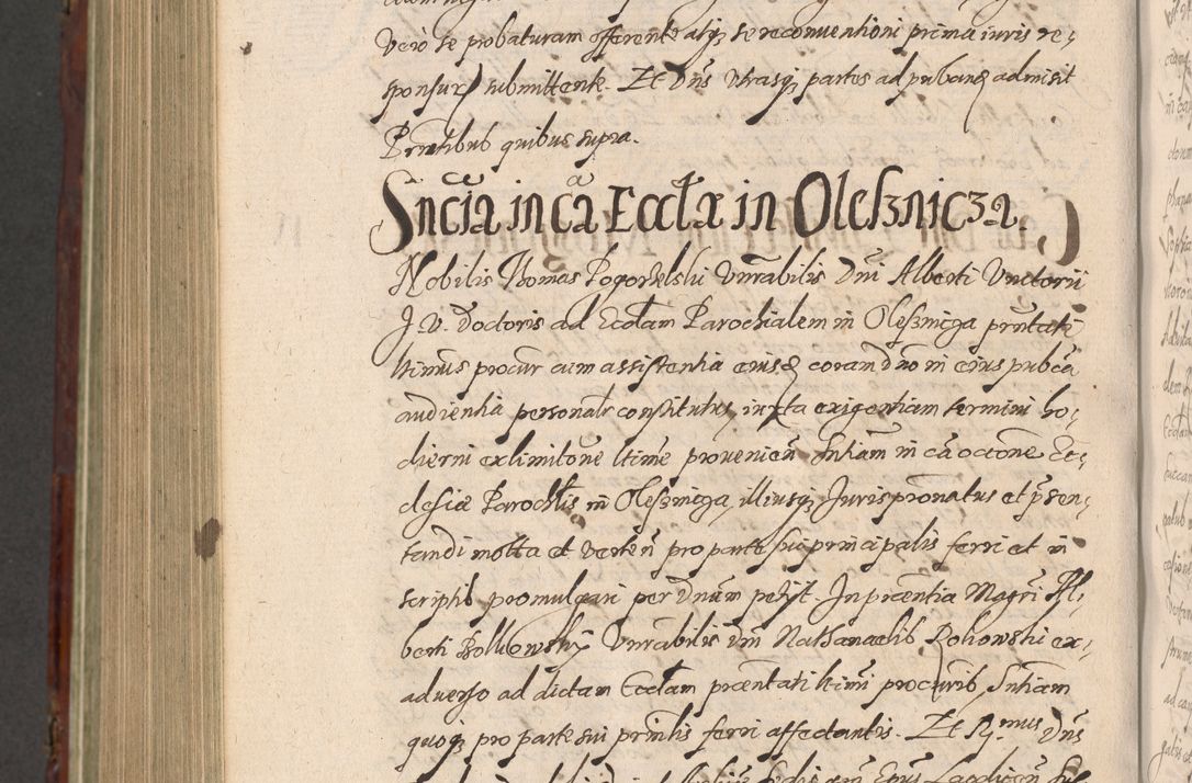 Zdjęcie nr 1162 dla obiektu archiwalnego: Acta actorum causarum sententiarum tam diffinitiuarum quam interloquutorisrum decretorum obligationum quietationum procuratorum constitutionum etc. etc. coram Reverendo Domino Paulo Dembski Dei et Apostolice Sedis Gratia Episcopalo Dicensis Suffraganeo Canonico Vicario in Spiritualibus et Officiali Generali Cracoviensis ad Annum Domini Millesimum Sexcentesimum Undecimum cuius indictio octava pontificatus Sanctissimi Domini Nostri Domini Pauli Divina Providentia Papae Vti foeliciter continuantur