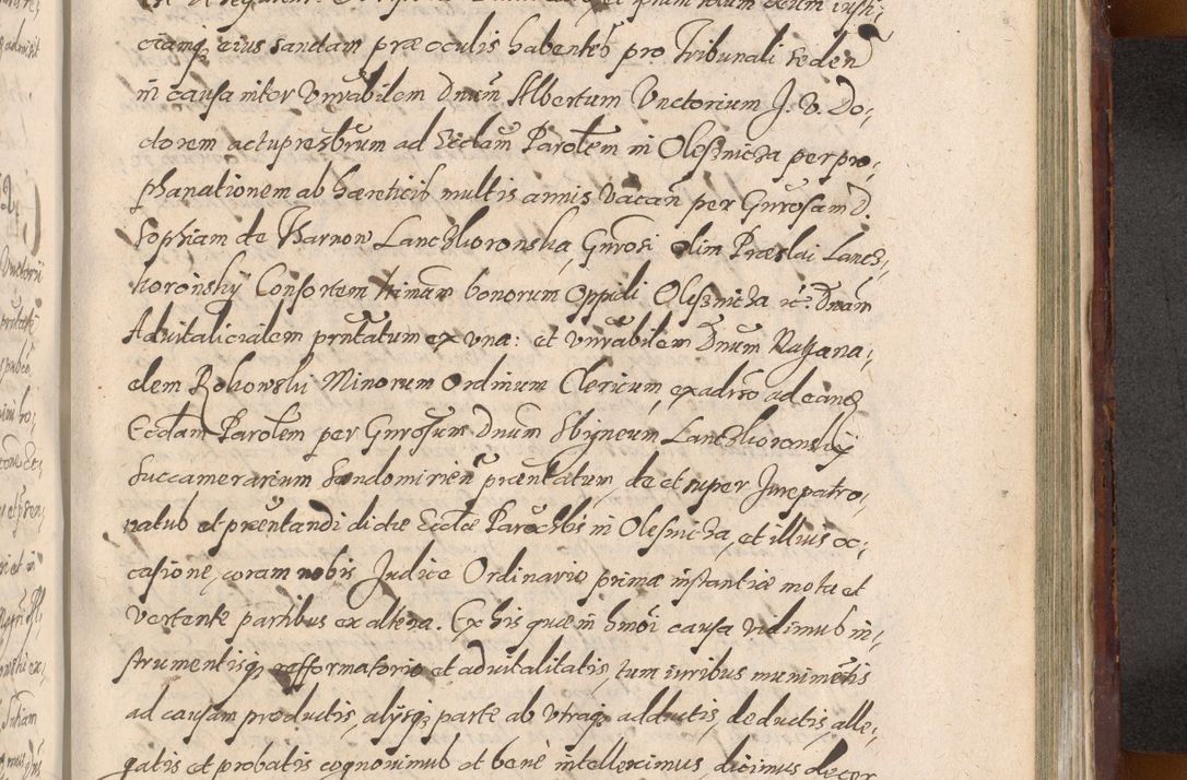 Zdjęcie nr 1163 dla obiektu archiwalnego: Acta actorum causarum sententiarum tam diffinitiuarum quam interloquutorisrum decretorum obligationum quietationum procuratorum constitutionum etc. etc. coram Reverendo Domino Paulo Dembski Dei et Apostolice Sedis Gratia Episcopalo Dicensis Suffraganeo Canonico Vicario in Spiritualibus et Officiali Generali Cracoviensis ad Annum Domini Millesimum Sexcentesimum Undecimum cuius indictio octava pontificatus Sanctissimi Domini Nostri Domini Pauli Divina Providentia Papae Vti foeliciter continuantur
