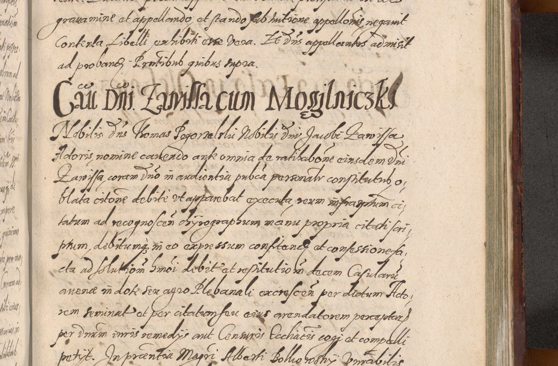 Zdjęcie nr 1161 dla obiektu archiwalnego: Acta actorum causarum sententiarum tam diffinitiuarum quam interloquutorisrum decretorum obligationum quietationum procuratorum constitutionum etc. etc. coram Reverendo Domino Paulo Dembski Dei et Apostolice Sedis Gratia Episcopalo Dicensis Suffraganeo Canonico Vicario in Spiritualibus et Officiali Generali Cracoviensis ad Annum Domini Millesimum Sexcentesimum Undecimum cuius indictio octava pontificatus Sanctissimi Domini Nostri Domini Pauli Divina Providentia Papae Vti foeliciter continuantur