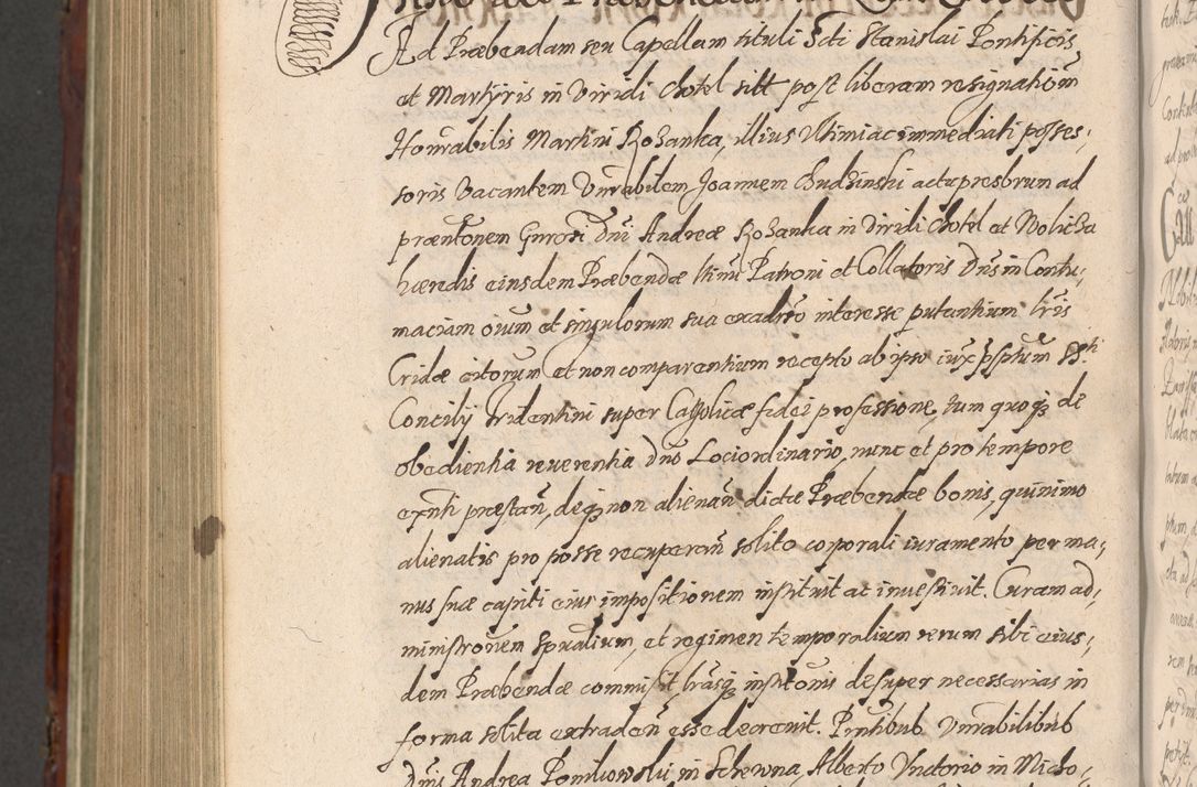 Zdjęcie nr 1160 dla obiektu archiwalnego: Acta actorum causarum sententiarum tam diffinitiuarum quam interloquutorisrum decretorum obligationum quietationum procuratorum constitutionum etc. etc. coram Reverendo Domino Paulo Dembski Dei et Apostolice Sedis Gratia Episcopalo Dicensis Suffraganeo Canonico Vicario in Spiritualibus et Officiali Generali Cracoviensis ad Annum Domini Millesimum Sexcentesimum Undecimum cuius indictio octava pontificatus Sanctissimi Domini Nostri Domini Pauli Divina Providentia Papae Vti foeliciter continuantur