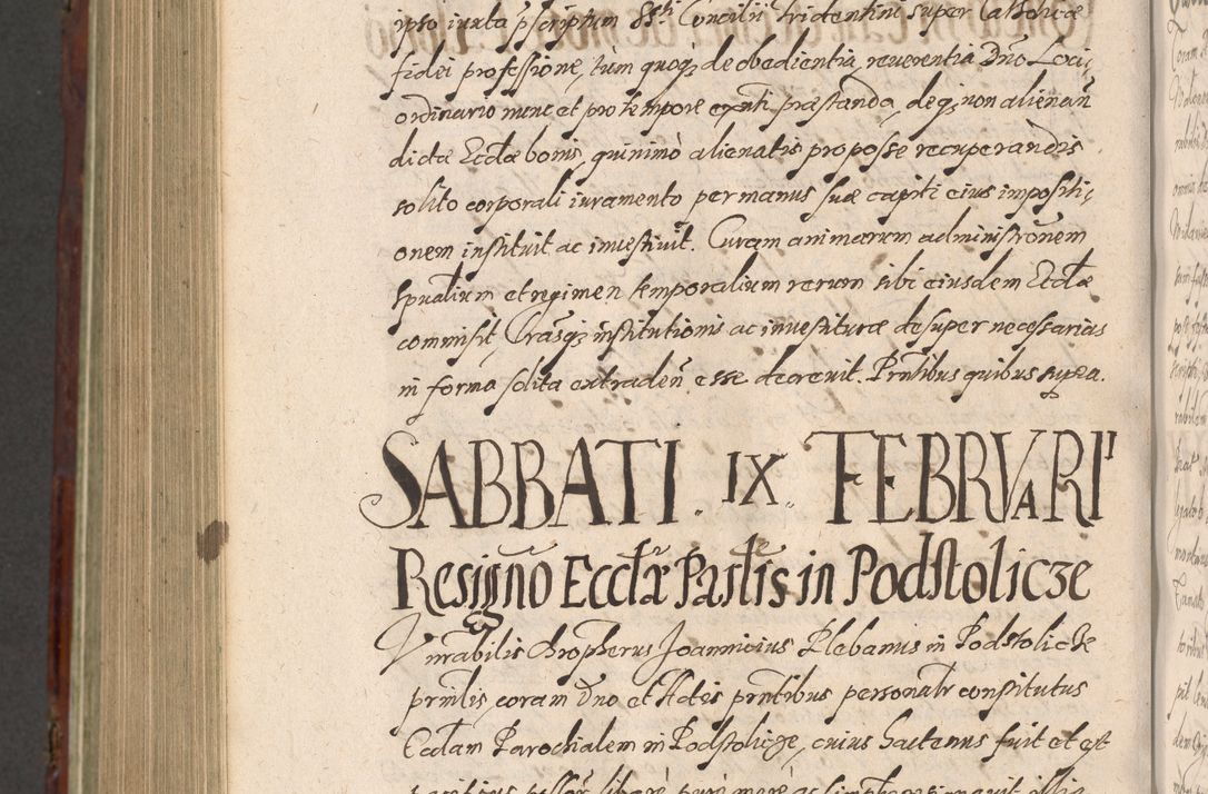 Zdjęcie nr 1158 dla obiektu archiwalnego: Acta actorum causarum sententiarum tam diffinitiuarum quam interloquutorisrum decretorum obligationum quietationum procuratorum constitutionum etc. etc. coram Reverendo Domino Paulo Dembski Dei et Apostolice Sedis Gratia Episcopalo Dicensis Suffraganeo Canonico Vicario in Spiritualibus et Officiali Generali Cracoviensis ad Annum Domini Millesimum Sexcentesimum Undecimum cuius indictio octava pontificatus Sanctissimi Domini Nostri Domini Pauli Divina Providentia Papae Vti foeliciter continuantur