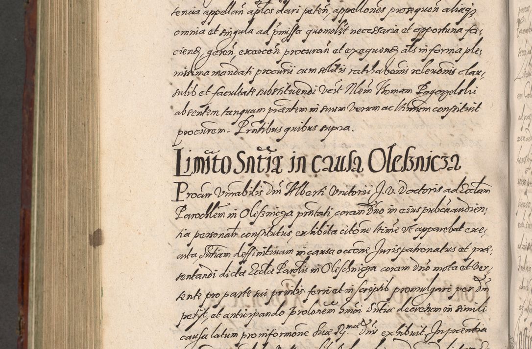 Zdjęcie nr 1152 dla obiektu archiwalnego: Acta actorum causarum sententiarum tam diffinitiuarum quam interloquutorisrum decretorum obligationum quietationum procuratorum constitutionum etc. etc. coram Reverendo Domino Paulo Dembski Dei et Apostolice Sedis Gratia Episcopalo Dicensis Suffraganeo Canonico Vicario in Spiritualibus et Officiali Generali Cracoviensis ad Annum Domini Millesimum Sexcentesimum Undecimum cuius indictio octava pontificatus Sanctissimi Domini Nostri Domini Pauli Divina Providentia Papae Vti foeliciter continuantur