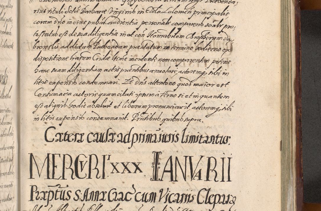 Zdjęcie nr 1141 dla obiektu archiwalnego: Acta actorum causarum sententiarum tam diffinitiuarum quam interloquutorisrum decretorum obligationum quietationum procuratorum constitutionum etc. etc. coram Reverendo Domino Paulo Dembski Dei et Apostolice Sedis Gratia Episcopalo Dicensis Suffraganeo Canonico Vicario in Spiritualibus et Officiali Generali Cracoviensis ad Annum Domini Millesimum Sexcentesimum Undecimum cuius indictio octava pontificatus Sanctissimi Domini Nostri Domini Pauli Divina Providentia Papae Vti foeliciter continuantur
