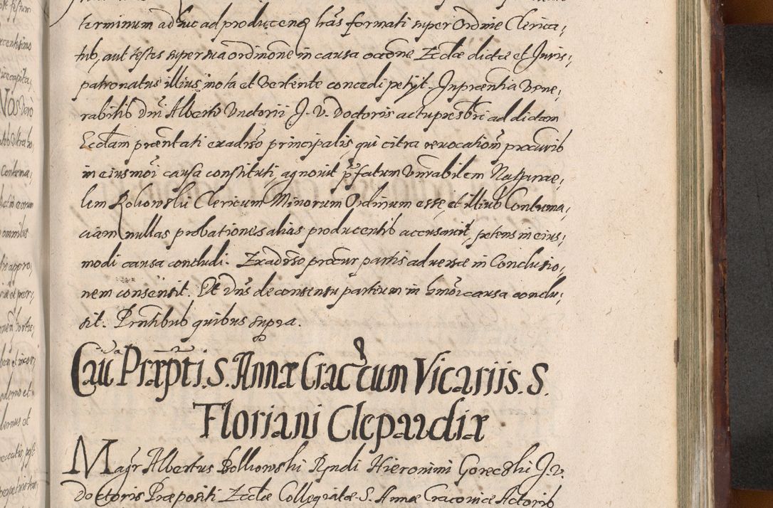 Zdjęcie nr 1139 dla obiektu archiwalnego: Acta actorum causarum sententiarum tam diffinitiuarum quam interloquutorisrum decretorum obligationum quietationum procuratorum constitutionum etc. etc. coram Reverendo Domino Paulo Dembski Dei et Apostolice Sedis Gratia Episcopalo Dicensis Suffraganeo Canonico Vicario in Spiritualibus et Officiali Generali Cracoviensis ad Annum Domini Millesimum Sexcentesimum Undecimum cuius indictio octava pontificatus Sanctissimi Domini Nostri Domini Pauli Divina Providentia Papae Vti foeliciter continuantur