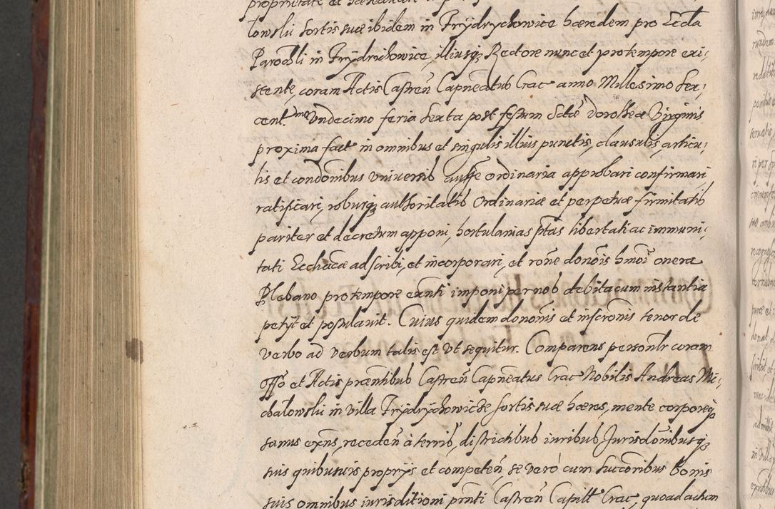 Zdjęcie nr 1136 dla obiektu archiwalnego: Acta actorum causarum sententiarum tam diffinitiuarum quam interloquutorisrum decretorum obligationum quietationum procuratorum constitutionum etc. etc. coram Reverendo Domino Paulo Dembski Dei et Apostolice Sedis Gratia Episcopalo Dicensis Suffraganeo Canonico Vicario in Spiritualibus et Officiali Generali Cracoviensis ad Annum Domini Millesimum Sexcentesimum Undecimum cuius indictio octava pontificatus Sanctissimi Domini Nostri Domini Pauli Divina Providentia Papae Vti foeliciter continuantur