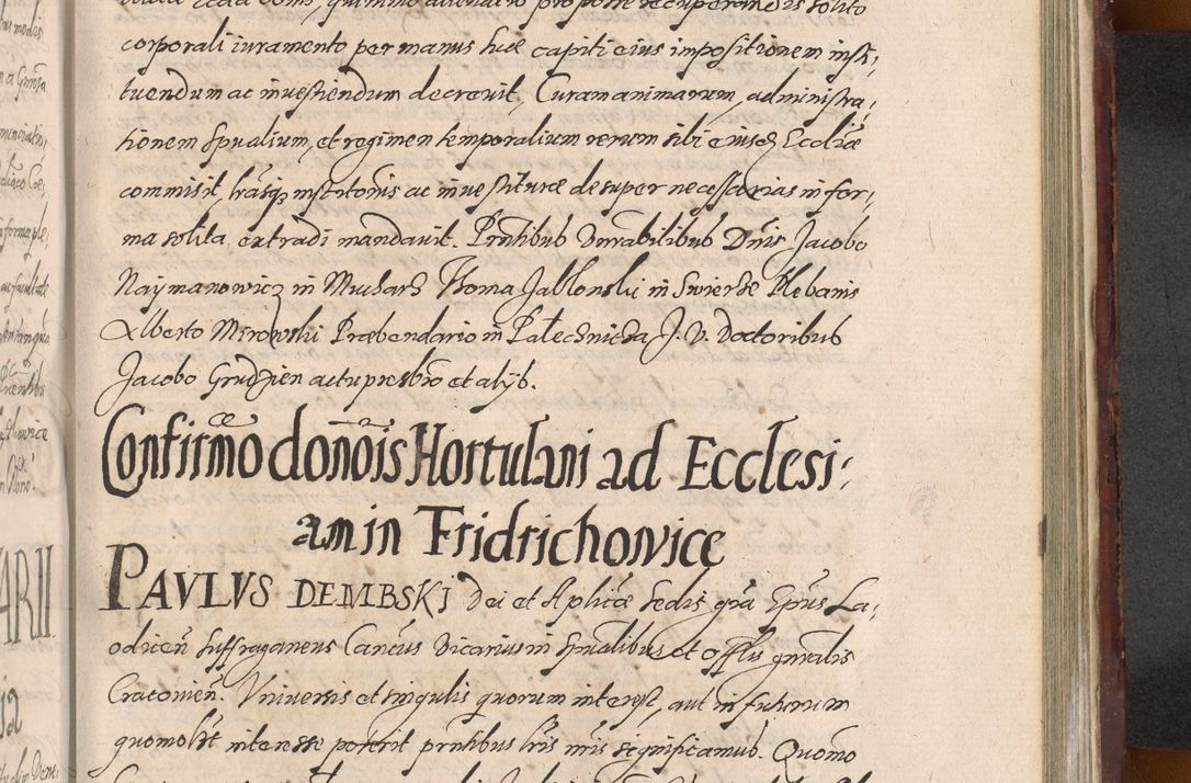 Zdjęcie nr 1135 dla obiektu archiwalnego: Acta actorum causarum sententiarum tam diffinitiuarum quam interloquutorisrum decretorum obligationum quietationum procuratorum constitutionum etc. etc. coram Reverendo Domino Paulo Dembski Dei et Apostolice Sedis Gratia Episcopalo Dicensis Suffraganeo Canonico Vicario in Spiritualibus et Officiali Generali Cracoviensis ad Annum Domini Millesimum Sexcentesimum Undecimum cuius indictio octava pontificatus Sanctissimi Domini Nostri Domini Pauli Divina Providentia Papae Vti foeliciter continuantur