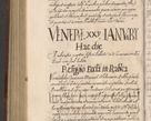 Zdjęcie nr 1132 dla obiektu archiwalnego: Acta actorum causarum sententiarum tam diffinitiuarum quam interloquutorisrum decretorum obligationum quietationum procuratorum constitutionum etc. etc. coram Reverendo Domino Paulo Dembski Dei et Apostolice Sedis Gratia Episcopalo Dicensis Suffraganeo Canonico Vicario in Spiritualibus et Officiali Generali Cracoviensis ad Annum Domini Millesimum Sexcentesimum Undecimum cuius indictio octava pontificatus Sanctissimi Domini Nostri Domini Pauli Divina Providentia Papae Vti foeliciter continuantur