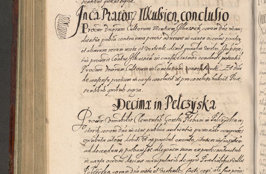 Zdjęcie nr 1116 dla obiektu archiwalnego: Acta actorum causarum sententiarum tam diffinitiuarum quam interloquutorisrum decretorum obligationum quietationum procuratorum constitutionum etc. etc. coram Reverendo Domino Paulo Dembski Dei et Apostolice Sedis Gratia Episcopalo Dicensis Suffraganeo Canonico Vicario in Spiritualibus et Officiali Generali Cracoviensis ad Annum Domini Millesimum Sexcentesimum Undecimum cuius indictio octava pontificatus Sanctissimi Domini Nostri Domini Pauli Divina Providentia Papae Vti foeliciter continuantur