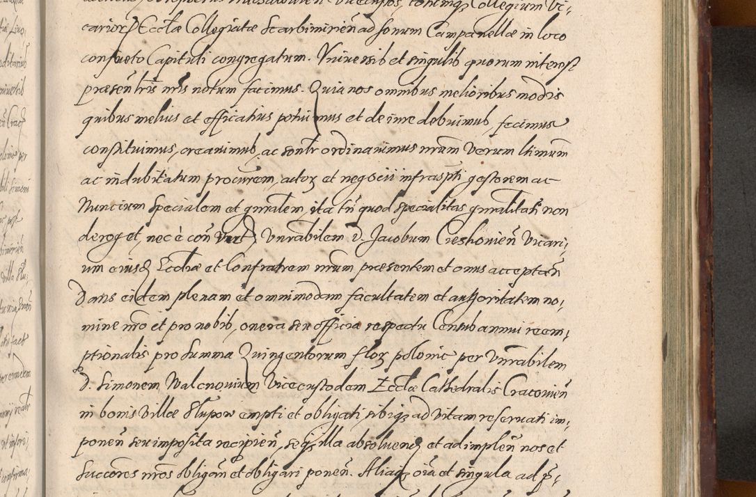 Zdjęcie nr 1111 dla obiektu archiwalnego: Acta actorum causarum sententiarum tam diffinitiuarum quam interloquutorisrum decretorum obligationum quietationum procuratorum constitutionum etc. etc. coram Reverendo Domino Paulo Dembski Dei et Apostolice Sedis Gratia Episcopalo Dicensis Suffraganeo Canonico Vicario in Spiritualibus et Officiali Generali Cracoviensis ad Annum Domini Millesimum Sexcentesimum Undecimum cuius indictio octava pontificatus Sanctissimi Domini Nostri Domini Pauli Divina Providentia Papae Vti foeliciter continuantur
