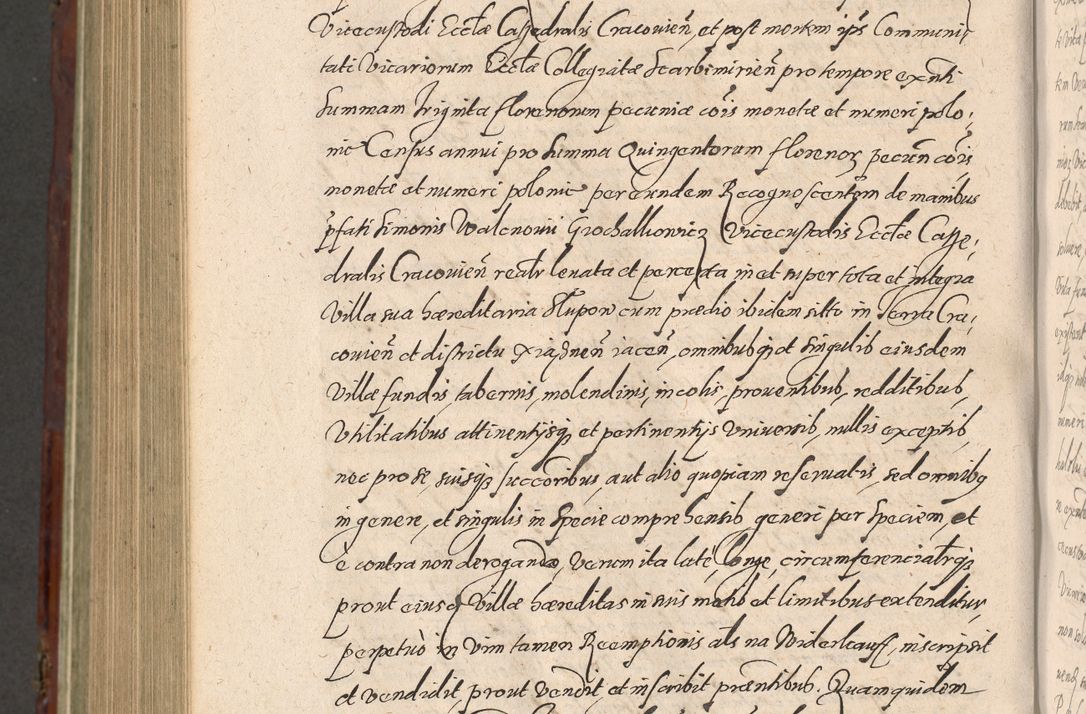 Zdjęcie nr 1106 dla obiektu archiwalnego: Acta actorum causarum sententiarum tam diffinitiuarum quam interloquutorisrum decretorum obligationum quietationum procuratorum constitutionum etc. etc. coram Reverendo Domino Paulo Dembski Dei et Apostolice Sedis Gratia Episcopalo Dicensis Suffraganeo Canonico Vicario in Spiritualibus et Officiali Generali Cracoviensis ad Annum Domini Millesimum Sexcentesimum Undecimum cuius indictio octava pontificatus Sanctissimi Domini Nostri Domini Pauli Divina Providentia Papae Vti foeliciter continuantur