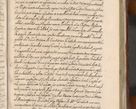 Zdjęcie nr 1105 dla obiektu archiwalnego: Acta actorum causarum sententiarum tam diffinitiuarum quam interloquutorisrum decretorum obligationum quietationum procuratorum constitutionum etc. etc. coram Reverendo Domino Paulo Dembski Dei et Apostolice Sedis Gratia Episcopalo Dicensis Suffraganeo Canonico Vicario in Spiritualibus et Officiali Generali Cracoviensis ad Annum Domini Millesimum Sexcentesimum Undecimum cuius indictio octava pontificatus Sanctissimi Domini Nostri Domini Pauli Divina Providentia Papae Vti foeliciter continuantur