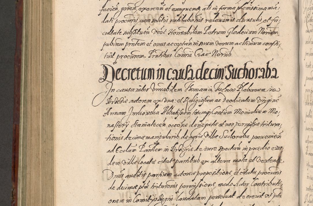 Zdjęcie nr 1098 dla obiektu archiwalnego: Acta actorum causarum sententiarum tam diffinitiuarum quam interloquutorisrum decretorum obligationum quietationum procuratorum constitutionum etc. etc. coram Reverendo Domino Paulo Dembski Dei et Apostolice Sedis Gratia Episcopalo Dicensis Suffraganeo Canonico Vicario in Spiritualibus et Officiali Generali Cracoviensis ad Annum Domini Millesimum Sexcentesimum Undecimum cuius indictio octava pontificatus Sanctissimi Domini Nostri Domini Pauli Divina Providentia Papae Vti foeliciter continuantur