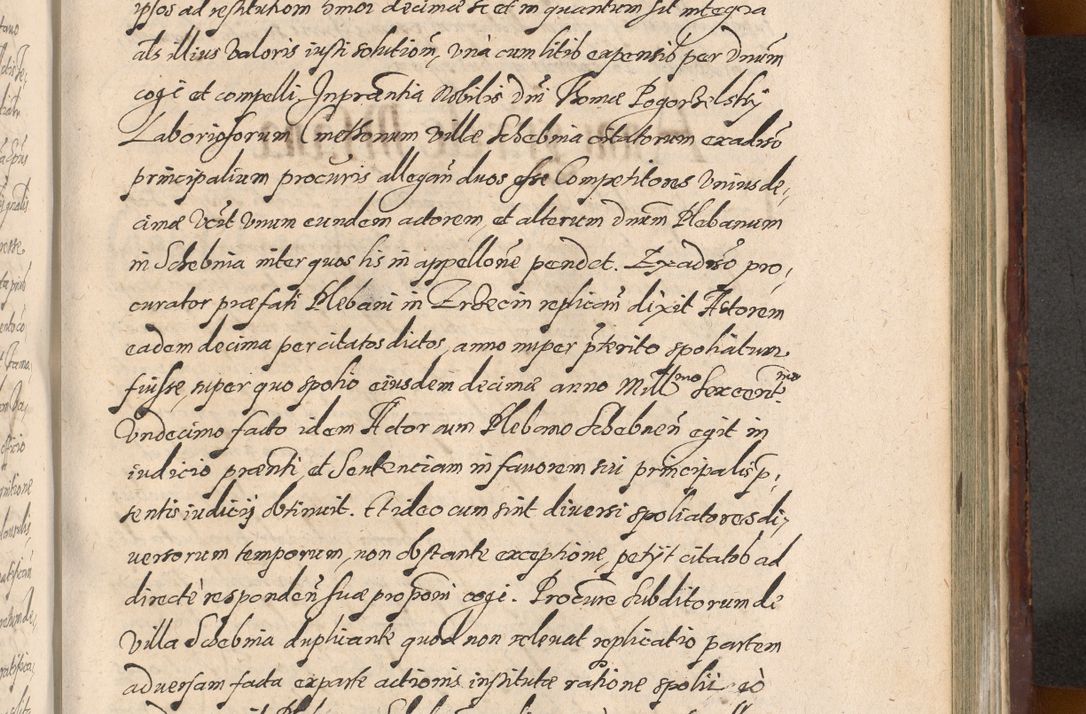 Zdjęcie nr 1089 dla obiektu archiwalnego: Acta actorum causarum sententiarum tam diffinitiuarum quam interloquutorisrum decretorum obligationum quietationum procuratorum constitutionum etc. etc. coram Reverendo Domino Paulo Dembski Dei et Apostolice Sedis Gratia Episcopalo Dicensis Suffraganeo Canonico Vicario in Spiritualibus et Officiali Generali Cracoviensis ad Annum Domini Millesimum Sexcentesimum Undecimum cuius indictio octava pontificatus Sanctissimi Domini Nostri Domini Pauli Divina Providentia Papae Vti foeliciter continuantur