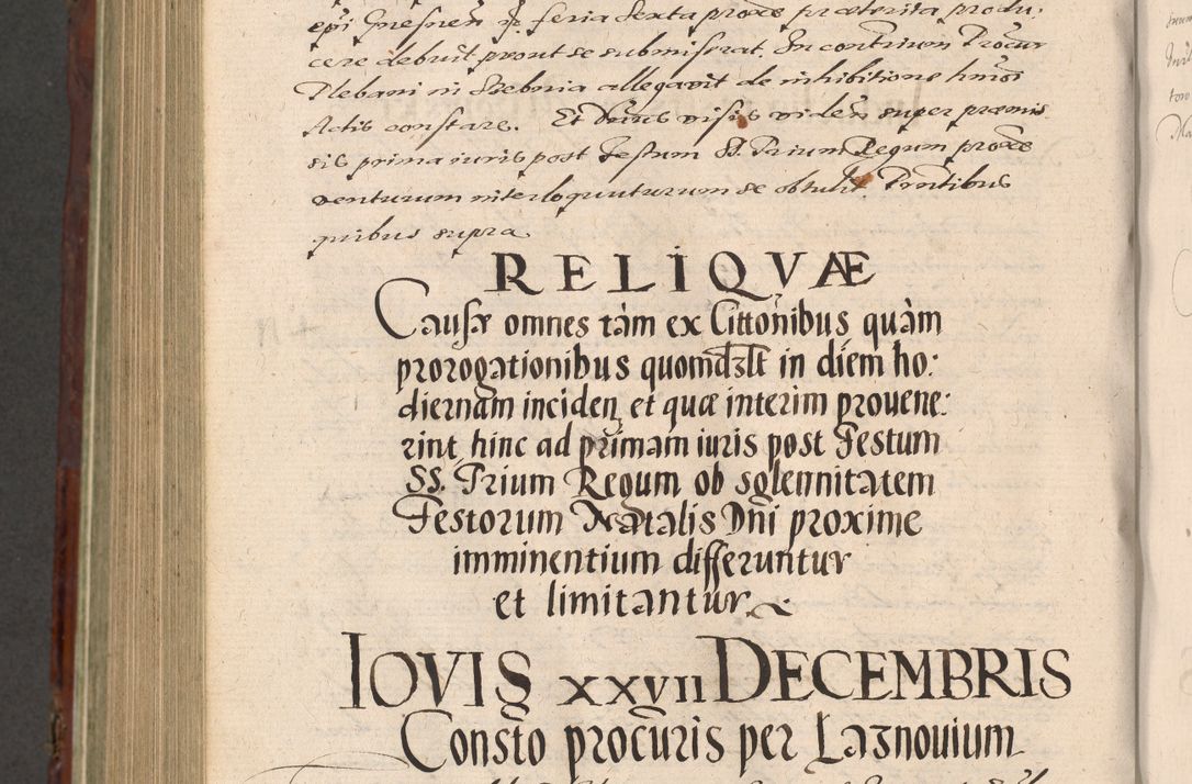 Zdjęcie nr 1074 dla obiektu archiwalnego: Acta actorum causarum sententiarum tam diffinitiuarum quam interloquutorisrum decretorum obligationum quietationum procuratorum constitutionum etc. etc. coram Reverendo Domino Paulo Dembski Dei et Apostolice Sedis Gratia Episcopalo Dicensis Suffraganeo Canonico Vicario in Spiritualibus et Officiali Generali Cracoviensis ad Annum Domini Millesimum Sexcentesimum Undecimum cuius indictio octava pontificatus Sanctissimi Domini Nostri Domini Pauli Divina Providentia Papae Vti foeliciter continuantur
