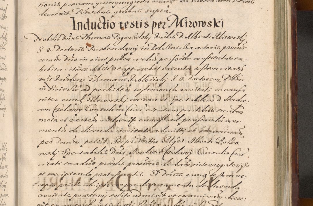 Zdjęcie nr 1073 dla obiektu archiwalnego: Acta actorum causarum sententiarum tam diffinitiuarum quam interloquutorisrum decretorum obligationum quietationum procuratorum constitutionum etc. etc. coram Reverendo Domino Paulo Dembski Dei et Apostolice Sedis Gratia Episcopalo Dicensis Suffraganeo Canonico Vicario in Spiritualibus et Officiali Generali Cracoviensis ad Annum Domini Millesimum Sexcentesimum Undecimum cuius indictio octava pontificatus Sanctissimi Domini Nostri Domini Pauli Divina Providentia Papae Vti foeliciter continuantur