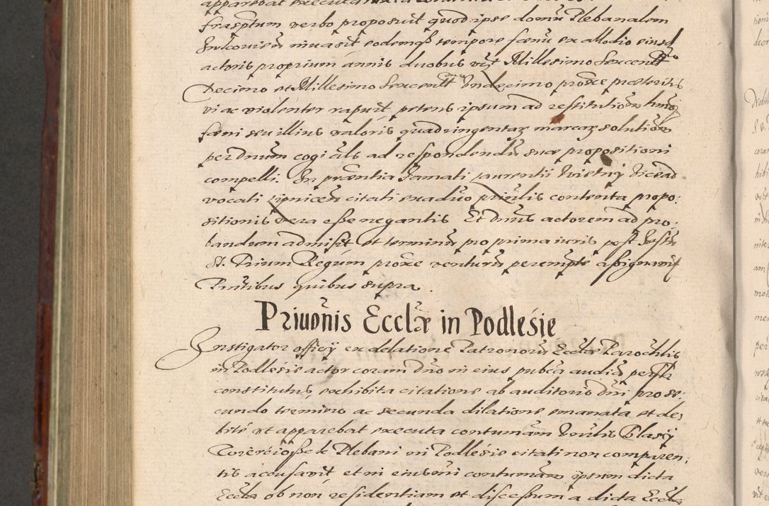 Zdjęcie nr 1072 dla obiektu archiwalnego: Acta actorum causarum sententiarum tam diffinitiuarum quam interloquutorisrum decretorum obligationum quietationum procuratorum constitutionum etc. etc. coram Reverendo Domino Paulo Dembski Dei et Apostolice Sedis Gratia Episcopalo Dicensis Suffraganeo Canonico Vicario in Spiritualibus et Officiali Generali Cracoviensis ad Annum Domini Millesimum Sexcentesimum Undecimum cuius indictio octava pontificatus Sanctissimi Domini Nostri Domini Pauli Divina Providentia Papae Vti foeliciter continuantur