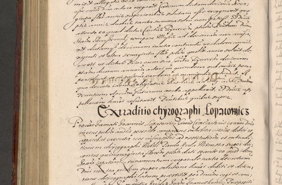 Zdjęcie nr 1068 dla obiektu archiwalnego: Acta actorum causarum sententiarum tam diffinitiuarum quam interloquutorisrum decretorum obligationum quietationum procuratorum constitutionum etc. etc. coram Reverendo Domino Paulo Dembski Dei et Apostolice Sedis Gratia Episcopalo Dicensis Suffraganeo Canonico Vicario in Spiritualibus et Officiali Generali Cracoviensis ad Annum Domini Millesimum Sexcentesimum Undecimum cuius indictio octava pontificatus Sanctissimi Domini Nostri Domini Pauli Divina Providentia Papae Vti foeliciter continuantur