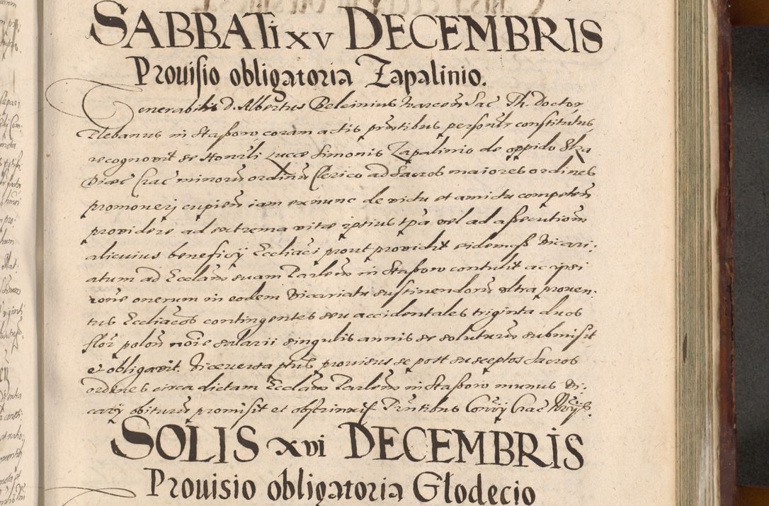 Zdjęcie nr 1065 dla obiektu archiwalnego: Acta actorum causarum sententiarum tam diffinitiuarum quam interloquutorisrum decretorum obligationum quietationum procuratorum constitutionum etc. etc. coram Reverendo Domino Paulo Dembski Dei et Apostolice Sedis Gratia Episcopalo Dicensis Suffraganeo Canonico Vicario in Spiritualibus et Officiali Generali Cracoviensis ad Annum Domini Millesimum Sexcentesimum Undecimum cuius indictio octava pontificatus Sanctissimi Domini Nostri Domini Pauli Divina Providentia Papae Vti foeliciter continuantur
