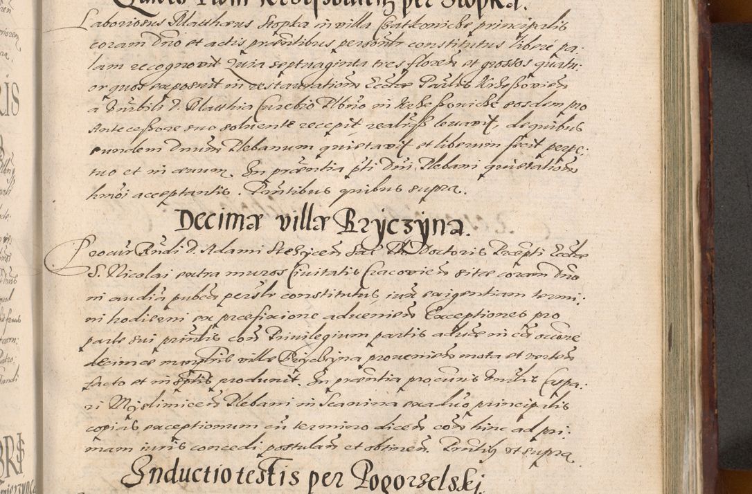 Zdjęcie nr 1061 dla obiektu archiwalnego: Acta actorum causarum sententiarum tam diffinitiuarum quam interloquutorisrum decretorum obligationum quietationum procuratorum constitutionum etc. etc. coram Reverendo Domino Paulo Dembski Dei et Apostolice Sedis Gratia Episcopalo Dicensis Suffraganeo Canonico Vicario in Spiritualibus et Officiali Generali Cracoviensis ad Annum Domini Millesimum Sexcentesimum Undecimum cuius indictio octava pontificatus Sanctissimi Domini Nostri Domini Pauli Divina Providentia Papae Vti foeliciter continuantur