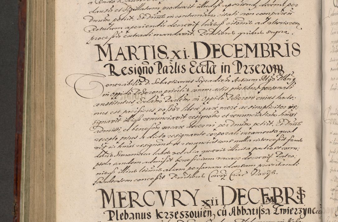 Zdjęcie nr 1060 dla obiektu archiwalnego: Acta actorum causarum sententiarum tam diffinitiuarum quam interloquutorisrum decretorum obligationum quietationum procuratorum constitutionum etc. etc. coram Reverendo Domino Paulo Dembski Dei et Apostolice Sedis Gratia Episcopalo Dicensis Suffraganeo Canonico Vicario in Spiritualibus et Officiali Generali Cracoviensis ad Annum Domini Millesimum Sexcentesimum Undecimum cuius indictio octava pontificatus Sanctissimi Domini Nostri Domini Pauli Divina Providentia Papae Vti foeliciter continuantur