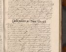 Zdjęcie nr 1057 dla obiektu archiwalnego: Acta actorum causarum sententiarum tam diffinitiuarum quam interloquutorisrum decretorum obligationum quietationum procuratorum constitutionum etc. etc. coram Reverendo Domino Paulo Dembski Dei et Apostolice Sedis Gratia Episcopalo Dicensis Suffraganeo Canonico Vicario in Spiritualibus et Officiali Generali Cracoviensis ad Annum Domini Millesimum Sexcentesimum Undecimum cuius indictio octava pontificatus Sanctissimi Domini Nostri Domini Pauli Divina Providentia Papae Vti foeliciter continuantur