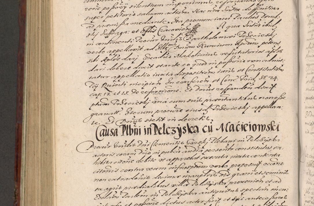 Zdjęcie nr 1054 dla obiektu archiwalnego: Acta actorum causarum sententiarum tam diffinitiuarum quam interloquutorisrum decretorum obligationum quietationum procuratorum constitutionum etc. etc. coram Reverendo Domino Paulo Dembski Dei et Apostolice Sedis Gratia Episcopalo Dicensis Suffraganeo Canonico Vicario in Spiritualibus et Officiali Generali Cracoviensis ad Annum Domini Millesimum Sexcentesimum Undecimum cuius indictio octava pontificatus Sanctissimi Domini Nostri Domini Pauli Divina Providentia Papae Vti foeliciter continuantur