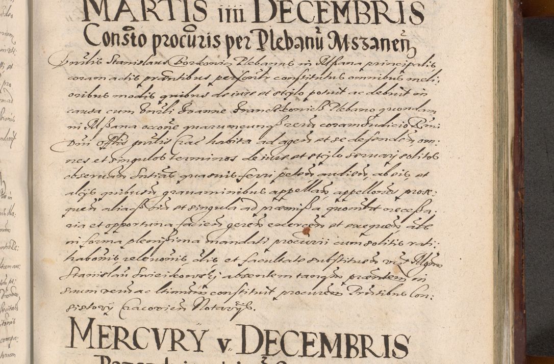 Zdjęcie nr 1051 dla obiektu archiwalnego: Acta actorum causarum sententiarum tam diffinitiuarum quam interloquutorisrum decretorum obligationum quietationum procuratorum constitutionum etc. etc. coram Reverendo Domino Paulo Dembski Dei et Apostolice Sedis Gratia Episcopalo Dicensis Suffraganeo Canonico Vicario in Spiritualibus et Officiali Generali Cracoviensis ad Annum Domini Millesimum Sexcentesimum Undecimum cuius indictio octava pontificatus Sanctissimi Domini Nostri Domini Pauli Divina Providentia Papae Vti foeliciter continuantur
