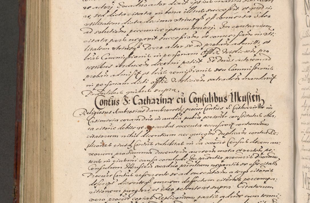 Zdjęcie nr 1050 dla obiektu archiwalnego: Acta actorum causarum sententiarum tam diffinitiuarum quam interloquutorisrum decretorum obligationum quietationum procuratorum constitutionum etc. etc. coram Reverendo Domino Paulo Dembski Dei et Apostolice Sedis Gratia Episcopalo Dicensis Suffraganeo Canonico Vicario in Spiritualibus et Officiali Generali Cracoviensis ad Annum Domini Millesimum Sexcentesimum Undecimum cuius indictio octava pontificatus Sanctissimi Domini Nostri Domini Pauli Divina Providentia Papae Vti foeliciter continuantur