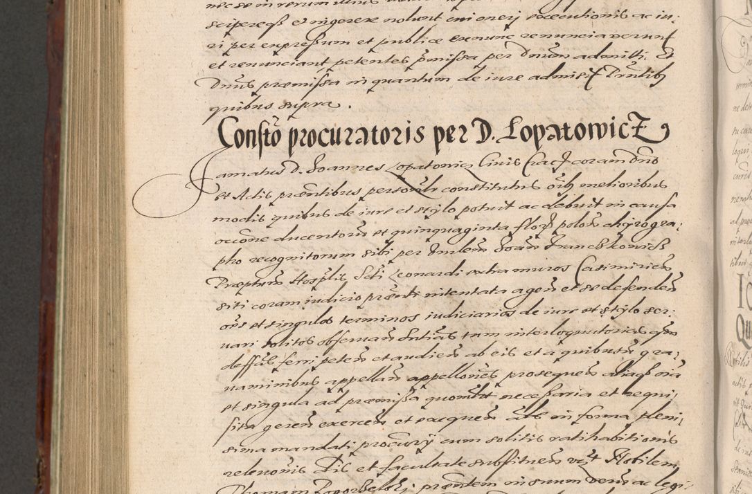 Zdjęcie nr 1044 dla obiektu archiwalnego: Acta actorum causarum sententiarum tam diffinitiuarum quam interloquutorisrum decretorum obligationum quietationum procuratorum constitutionum etc. etc. coram Reverendo Domino Paulo Dembski Dei et Apostolice Sedis Gratia Episcopalo Dicensis Suffraganeo Canonico Vicario in Spiritualibus et Officiali Generali Cracoviensis ad Annum Domini Millesimum Sexcentesimum Undecimum cuius indictio octava pontificatus Sanctissimi Domini Nostri Domini Pauli Divina Providentia Papae Vti foeliciter continuantur