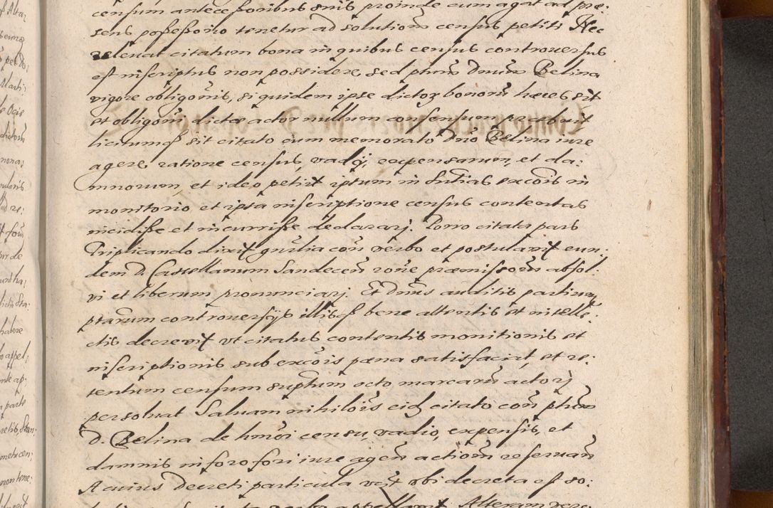 Zdjęcie nr 1043 dla obiektu archiwalnego: Acta actorum causarum sententiarum tam diffinitiuarum quam interloquutorisrum decretorum obligationum quietationum procuratorum constitutionum etc. etc. coram Reverendo Domino Paulo Dembski Dei et Apostolice Sedis Gratia Episcopalo Dicensis Suffraganeo Canonico Vicario in Spiritualibus et Officiali Generali Cracoviensis ad Annum Domini Millesimum Sexcentesimum Undecimum cuius indictio octava pontificatus Sanctissimi Domini Nostri Domini Pauli Divina Providentia Papae Vti foeliciter continuantur