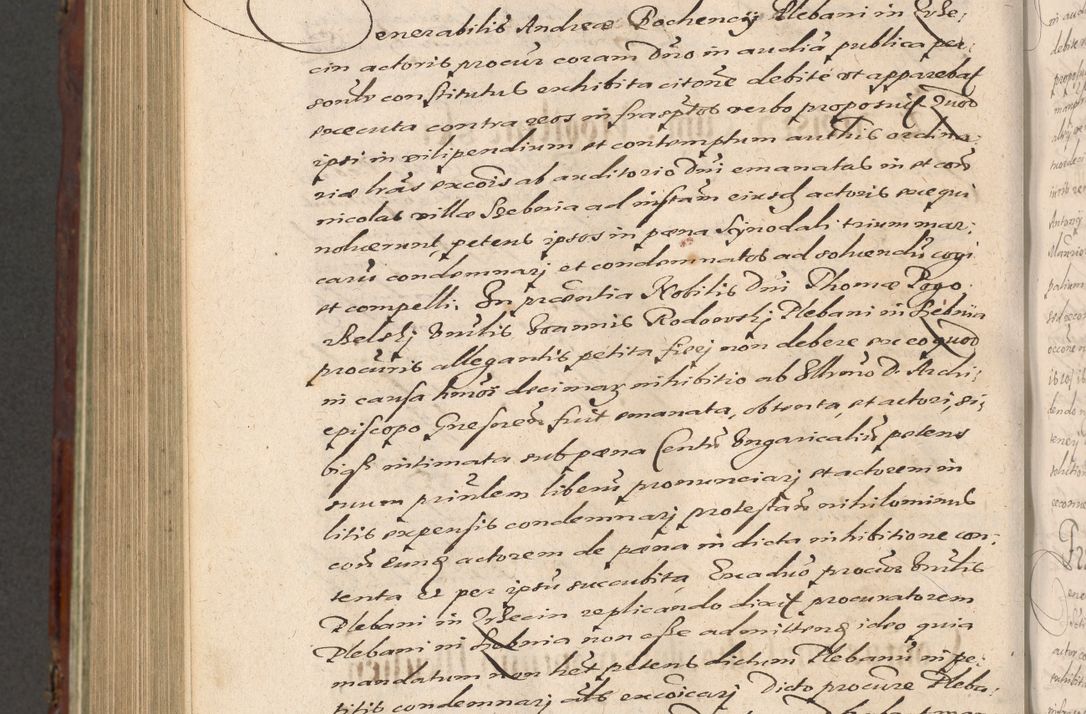 Zdjęcie nr 1036 dla obiektu archiwalnego: Acta actorum causarum sententiarum tam diffinitiuarum quam interloquutorisrum decretorum obligationum quietationum procuratorum constitutionum etc. etc. coram Reverendo Domino Paulo Dembski Dei et Apostolice Sedis Gratia Episcopalo Dicensis Suffraganeo Canonico Vicario in Spiritualibus et Officiali Generali Cracoviensis ad Annum Domini Millesimum Sexcentesimum Undecimum cuius indictio octava pontificatus Sanctissimi Domini Nostri Domini Pauli Divina Providentia Papae Vti foeliciter continuantur